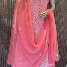 Lucknowi Chikenkary salwar materials