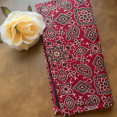 Ajrakh Modal Silk Clutches