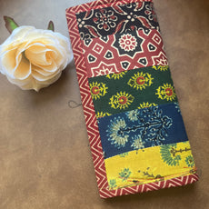 Ajrakh Modal Silk Clutches