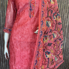 Semi chandery Salwar kurti set - NAV01