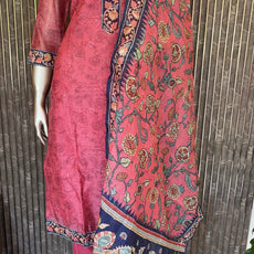 Semi chandery Salwar kurti set  - NAV01