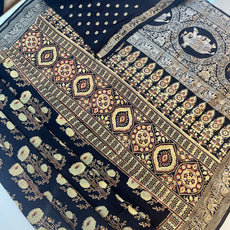 Ajrakh Dola silk