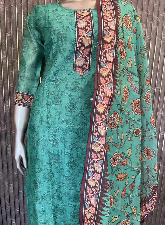 Semi chandery Salwar kurti set (NAV01)