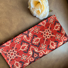 Ajrakh Modal Silk Clutches