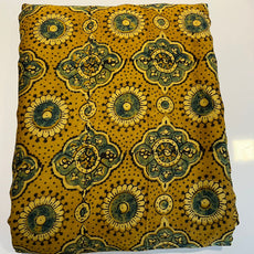 yellow green Modal Silk Running Fabric -  KU01 style 1