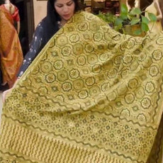 Ajrakh cotton sarees