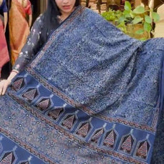 Ajrakh cotton sarees