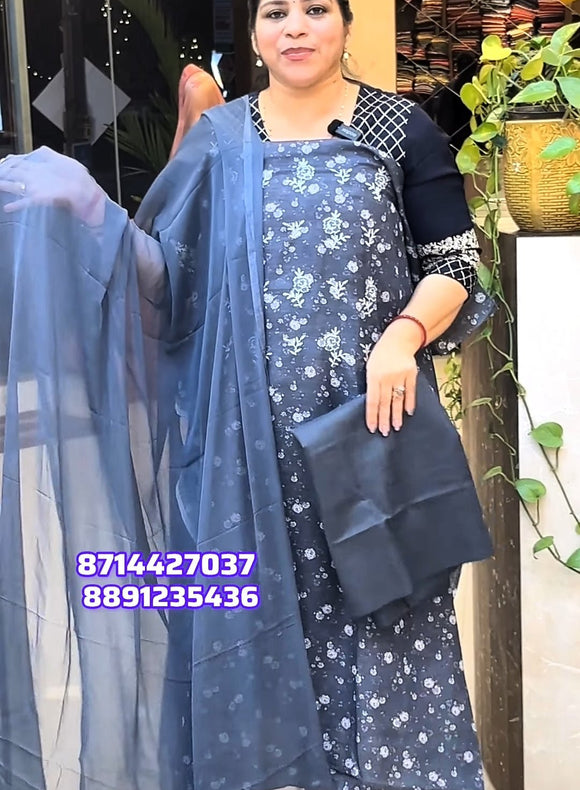 Unstitched salwar material NX5566