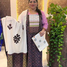 Ajrakh Cotton Salwar - RIDA1